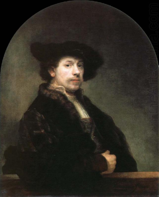 self portrait at the age of 34, Rembrandt van rijn